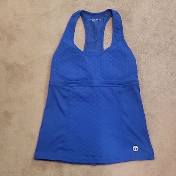 Trina Turk royal blue tank top sz med - Picture 3 of 8